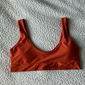 Burnt orange bikini top